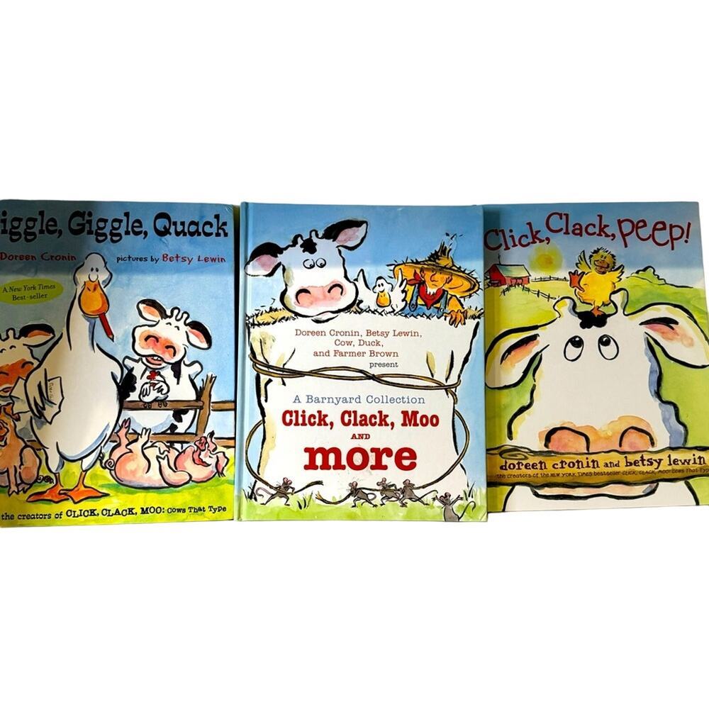 Click Clack Moo- 3Book Bundle by Doreen Cronin